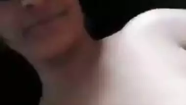 Big boobed Indian aunty naked solo