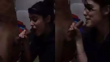 Crazy Tamil girl playing with lover’s dick