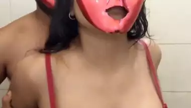 Hot Puja horny Bengali Model with Natural tits fucking under water showerwith Husband