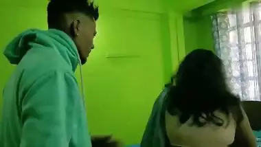 Busty Bhabhi seduces her Devar and records her Indian porn