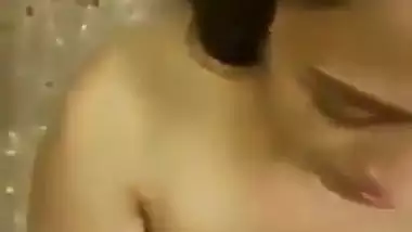 Giving blowjob to lover