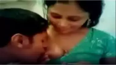 Devar sucking big boobs of hot banares bhabhi