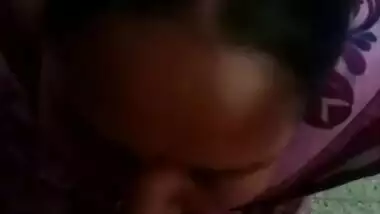 Maid quickly blowjob to owner