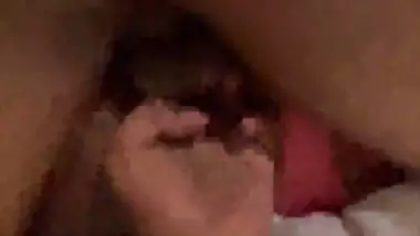 Indian cucklod wife threesome Fucking with Moaning