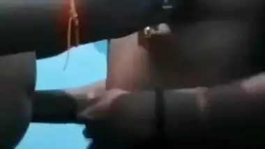 Sexy ass Tamil aunty sex lesbian with friend